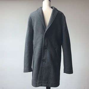Topman Wool Long Coat Small